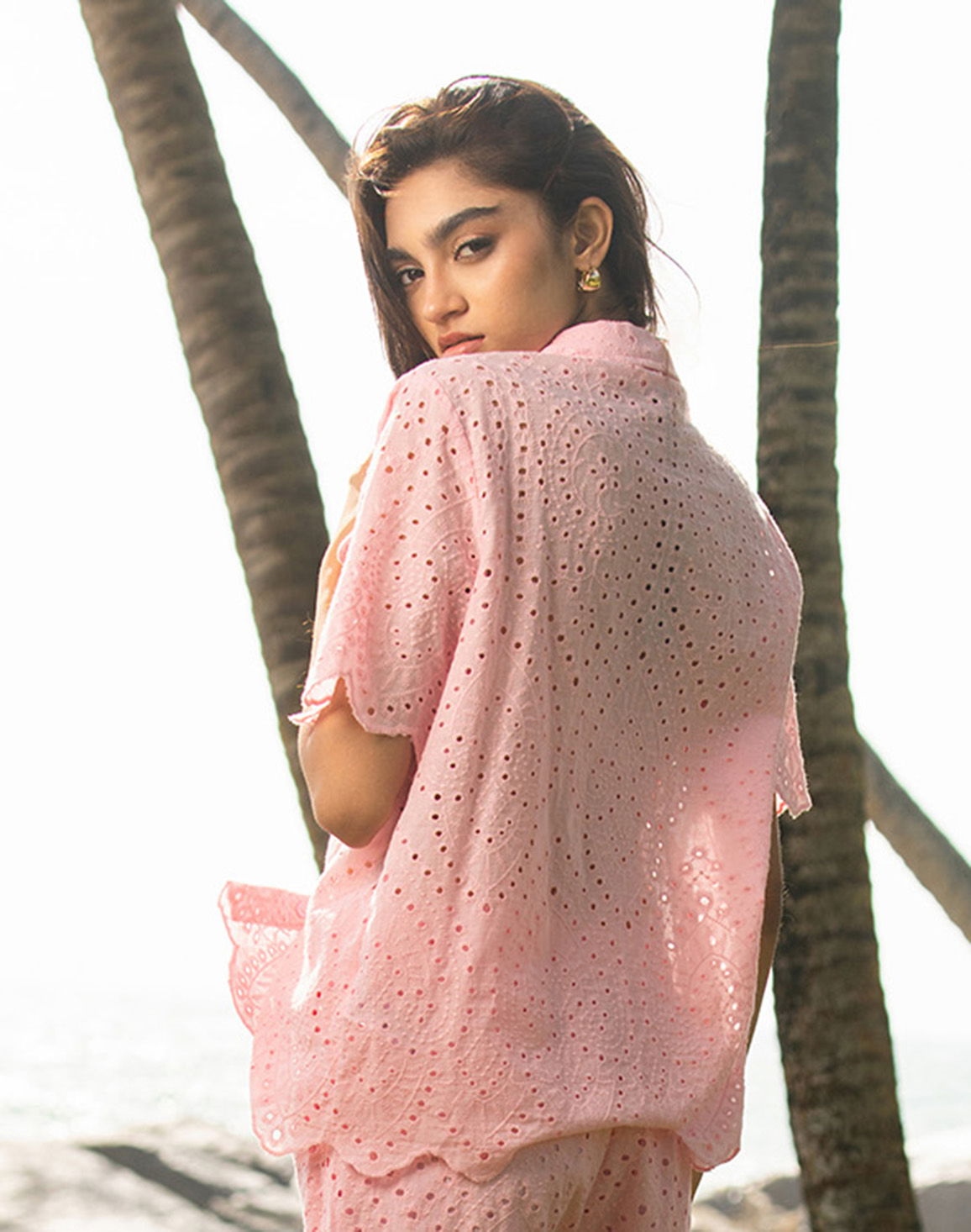 EXOTIC SERENITY Women's Shirt Blouse Pink thumbnail