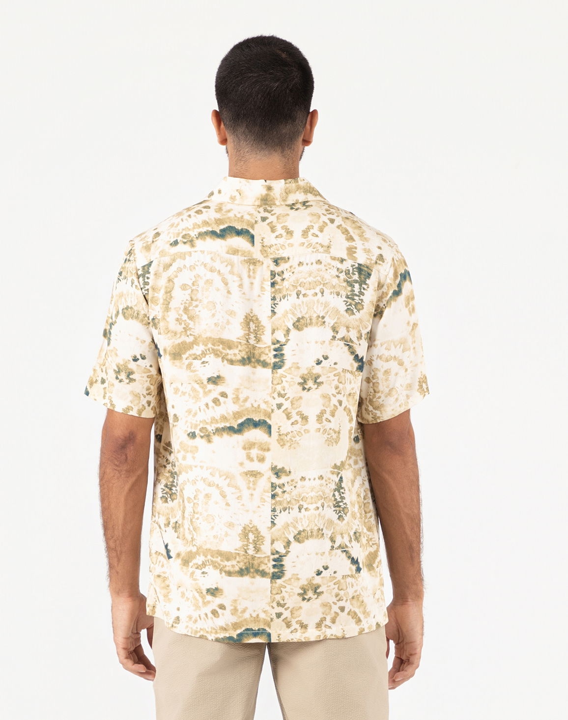 DEEDAT NATURE VERSE Men's Regular Fit Casual Shirt Beige thumbnail